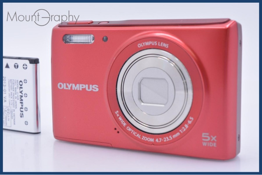Olympus STYLUS VG-180 5x Digital Camera with Battery Used, Tested Working #am9680
