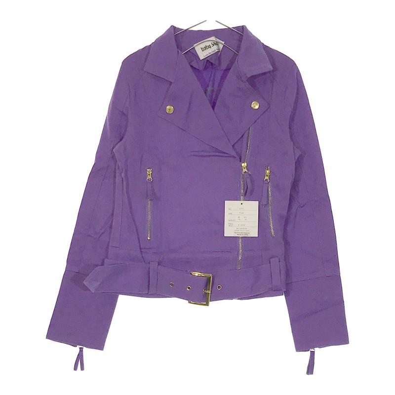 Buy [06795] baby Shoop Jacket Denim Jacket Free Size Purple Mode