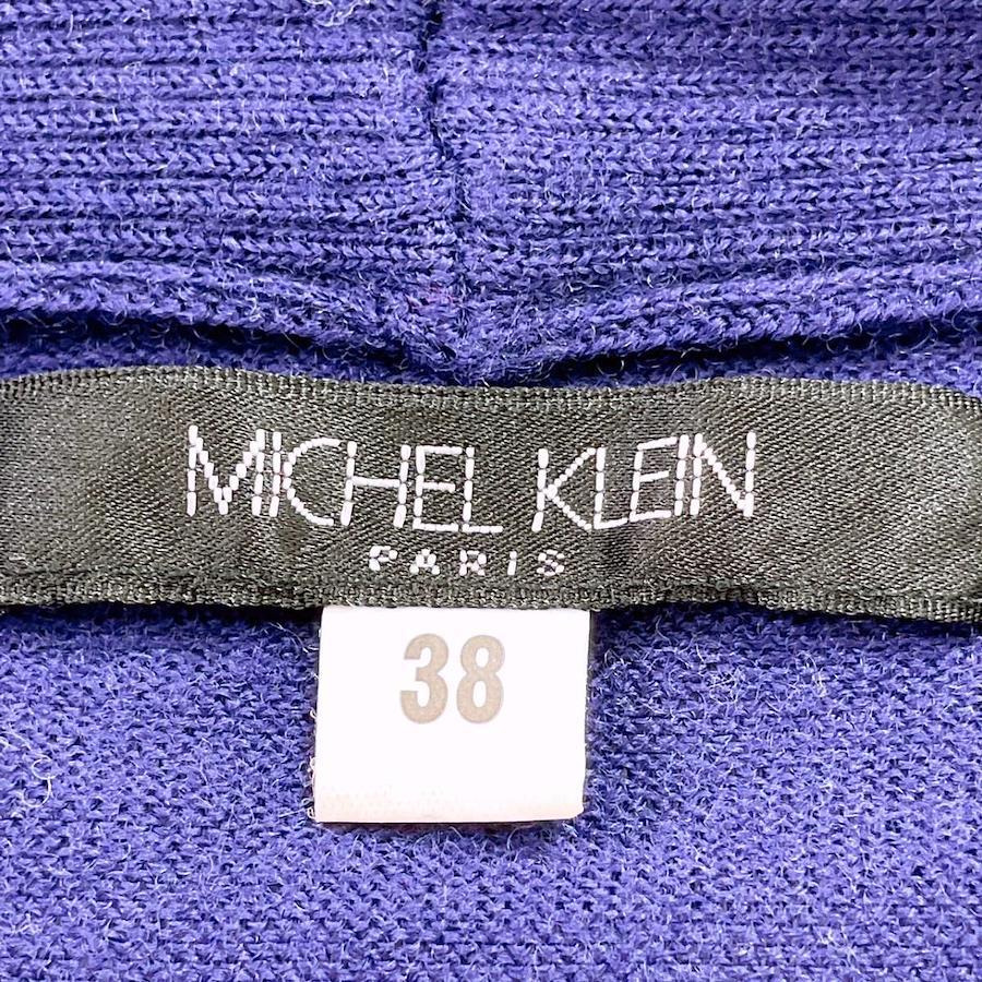 MICHEL KLEIN PARIS ミッシェル クラン カーディガン 黒 42 - トップス