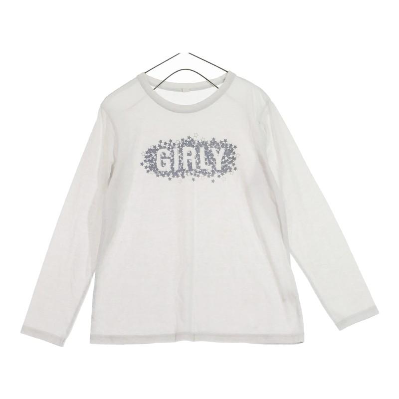 女の子 150 トップバリュ 長袖Ｔシャツ グレー - トップス