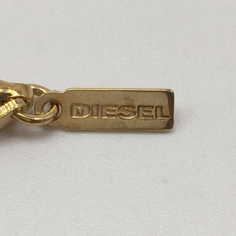 24748】新古品 DIESEL ディーゼル ネックレス ゴールド フォーク