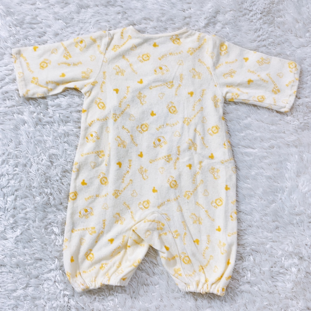 Buy [28375] Takihyo Romper Size 50-70 Yellow Disney Collaboration Baby Mickey  Button Patch Cute Snap Button Baby from Japan - Buy authentic Plus  exclusive items from Japan