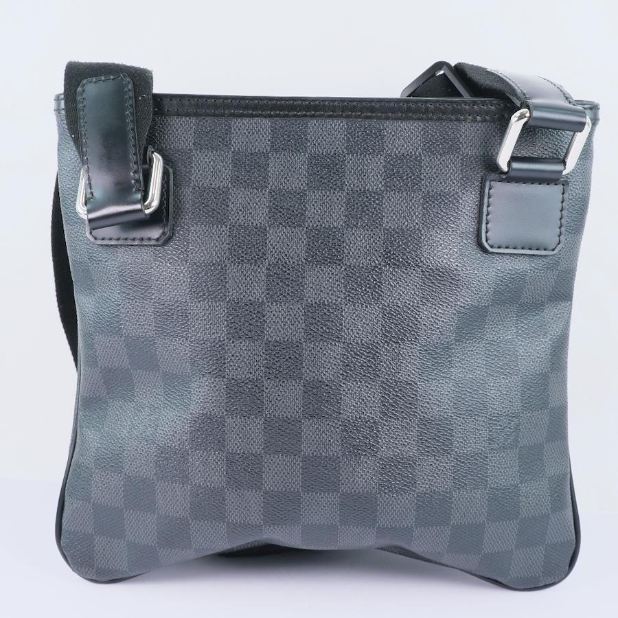 [LOUIS VUITTON] Louis Vuitton Thomas N58028 Damier Graphite Canvas Black  VI3171 Unisex Shoulder Bag [Used]