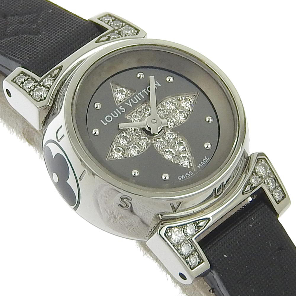 小松菜奈Louis Vuitton　腕時計　タンブール　ビジュ 時計