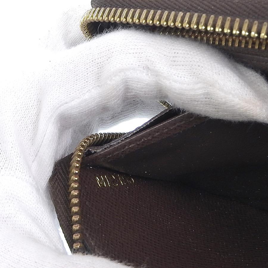 Pre-Owned Louis Vuitton Damier Ebene Zippy Wallet N41661 Round Zipper Long  Unisex (Good) 