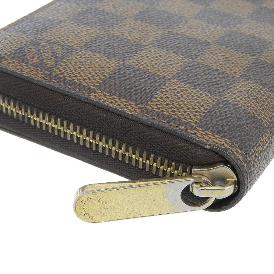 Authentic Louis Vuitton Damier Zippy Wallet N60015 Long Wallet