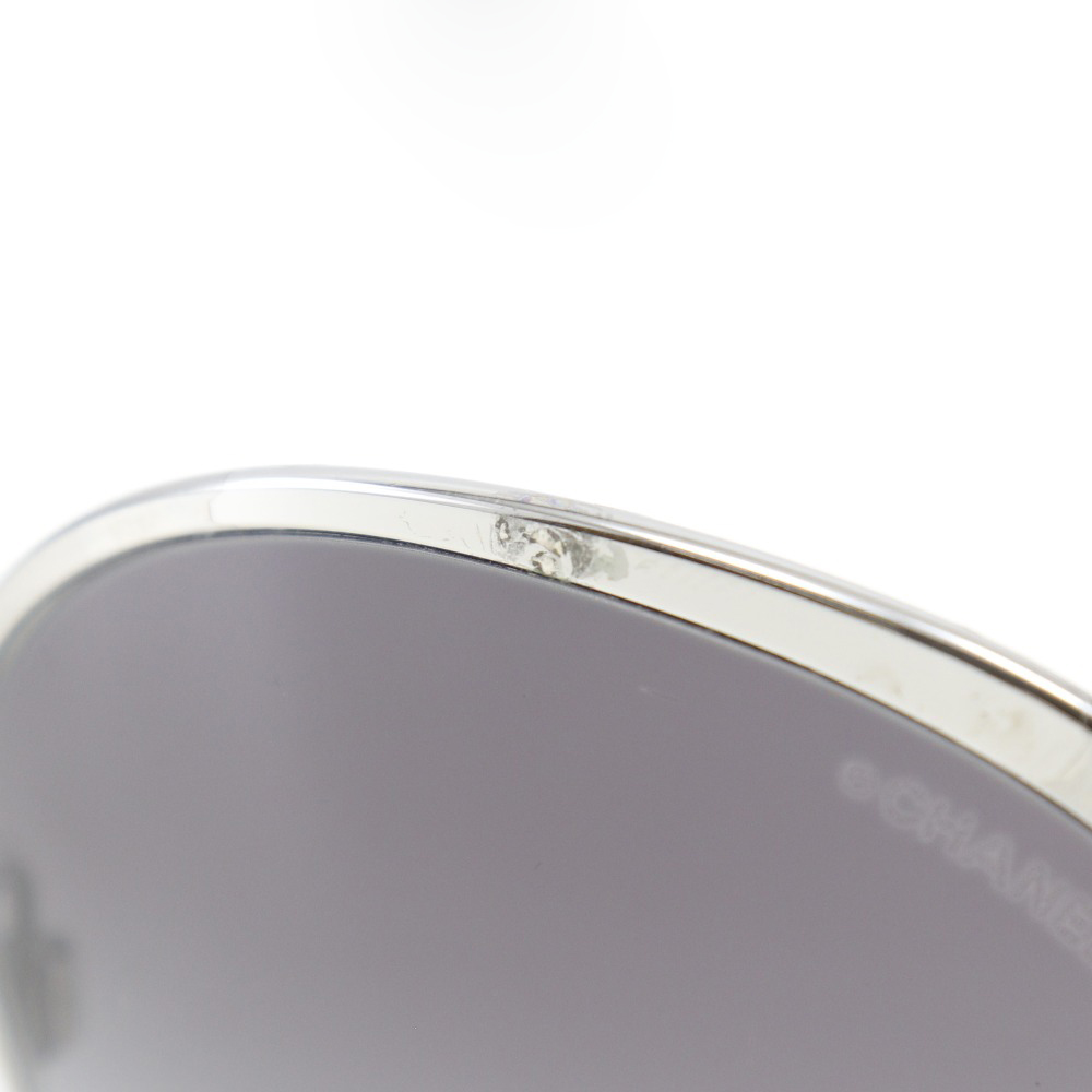 セール得価シャネル CHANEL 4206 - 金属素材×プラスチック 黒×シルバー シルバー金具 美品 サングラス サングラス