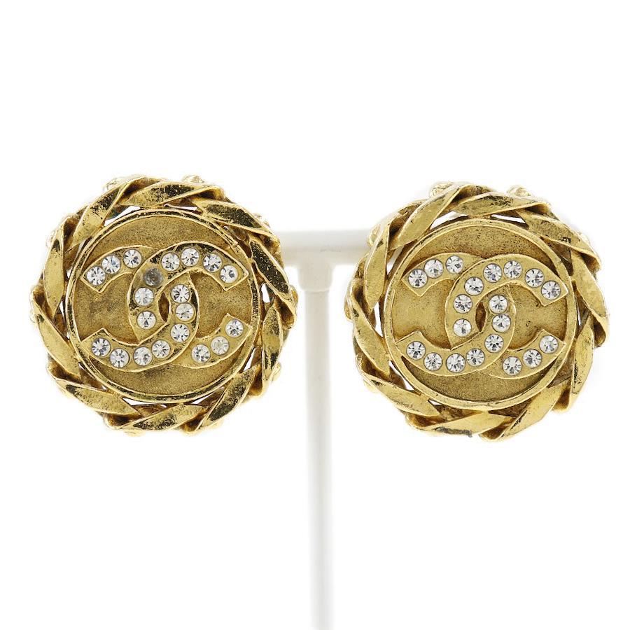 Buy [CHANEL] Chanel Coco Mark Chain Vintage Gold Plated x Rhinestone 23  Women's Earrings 【second hand】 from Japan - Buy authentic Plus exclusive  items from Japan