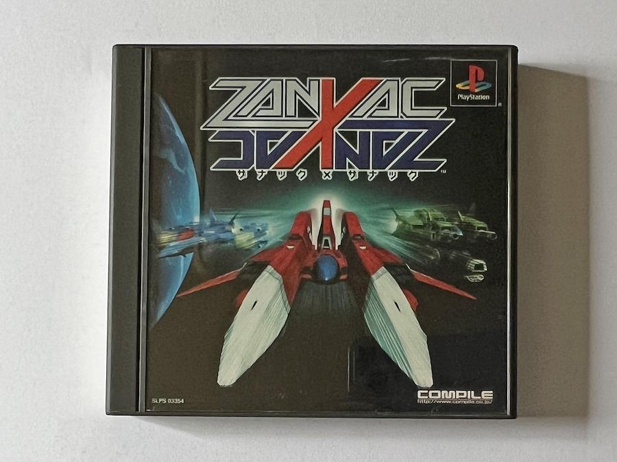 PS1 ザナック x ザナック 帯ハガキあり　プレイステーション Zanax x Zanac