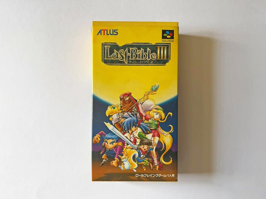 SFC Last Bible 3 with postcard Super Famicom