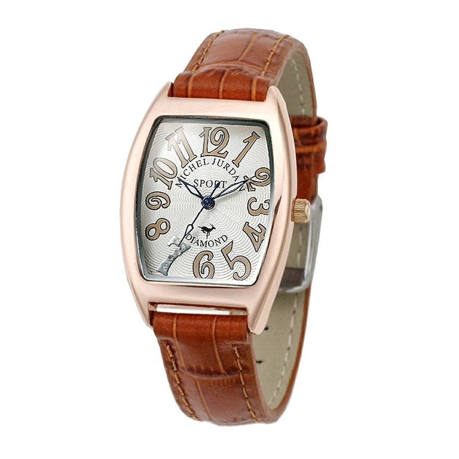 Michel Jordan MICHEL JURDAIN tonneau type diamond SL-1100-3 unisex watch  wristwatch quartz
