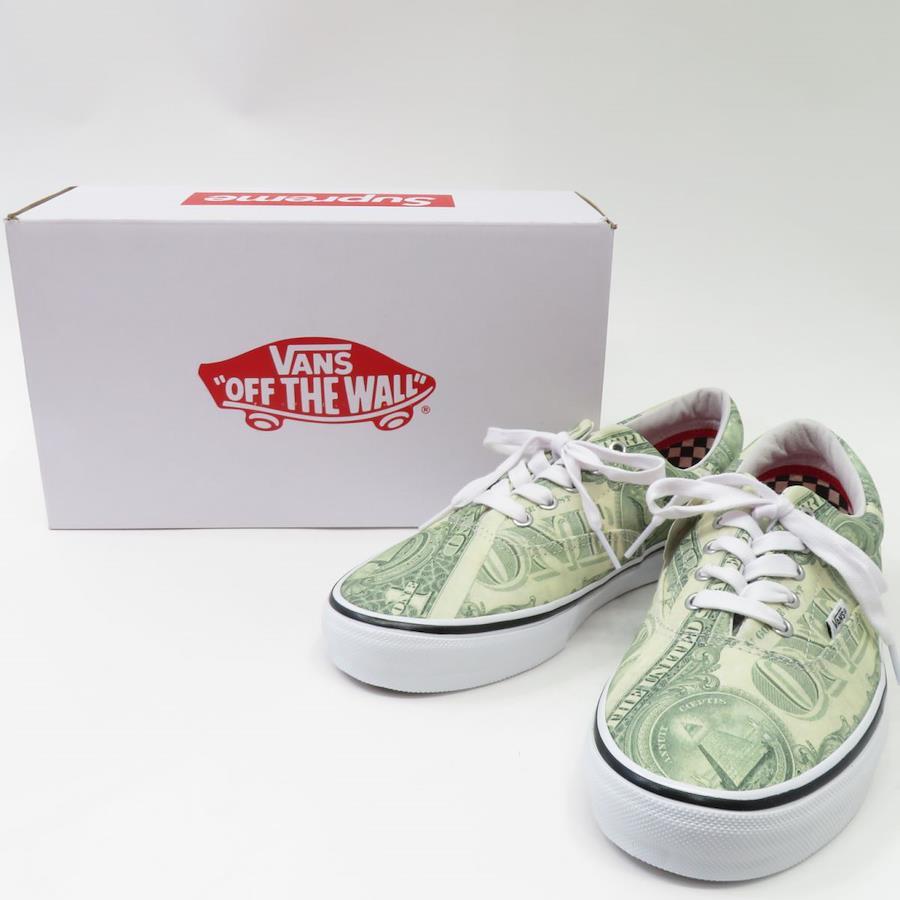 [unused] VANS×Supreme Skate Era Vans Supreme Dollar Era Dollar Era sneakers  VN0A5FC9GRN US10/28cm box available