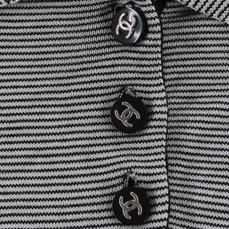 Buy CHANEL Coco Button Blouse Blouse Short Sleeve Shirt 97C Black