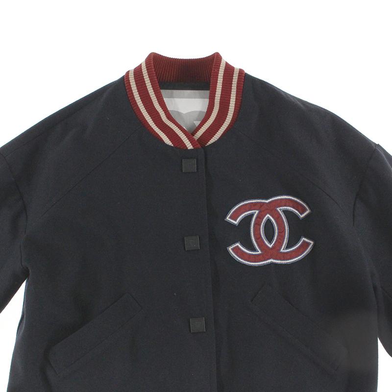 coco chanel varsity jacket