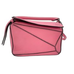 LOEWE Mini Puzzle Bag Shoulder Bag Pink [Used]