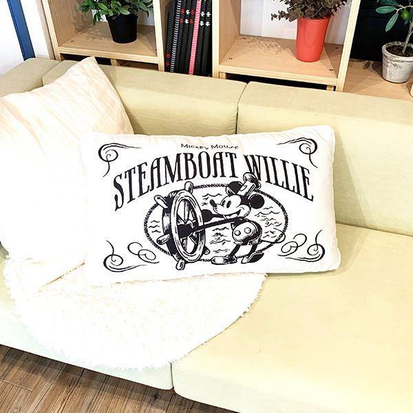 Buy Disney Mickey Mouse Gusseted Pillow Steamboat Willie 100th Anniversary  Pillow Bedding Ivory from Japan - Buy authentic Plus exclusive items from  Japan