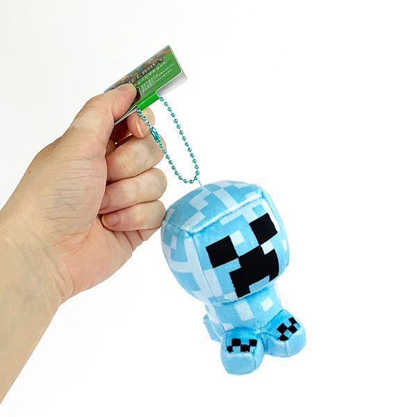 Minecraft Luminous Ball Chain Mascot Charged Creeper Plush Luminous  Keychain Micra