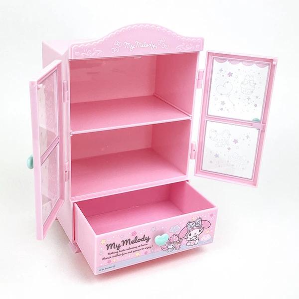 Sanrio My Melody Closet Chest Small Item Storage Accessory Storage Desk Area