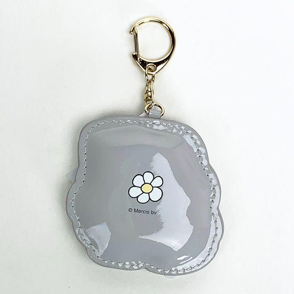 Miffy Keychain GY Clear One Point Series miffy Gray