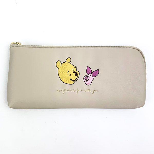 Buy Disney Winnie the Pooh Slim Gadget Pouch Accessory Case Beige from  Japan - Buy authentic Plus exclusive items from Japan