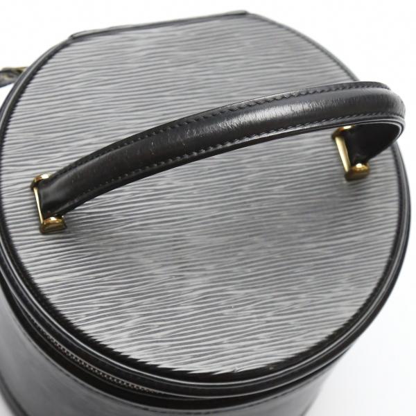 Japan Used Bag] Used Louis Vuitton Cannes Epi Creel  Black/Noir/Black/Handbag/M4