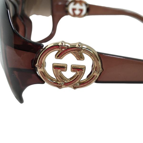 Sunglasses 60□14 120 87E02 GG3044 Gucci Brown Sunglasses, GUCCI [SS],  【second hand】