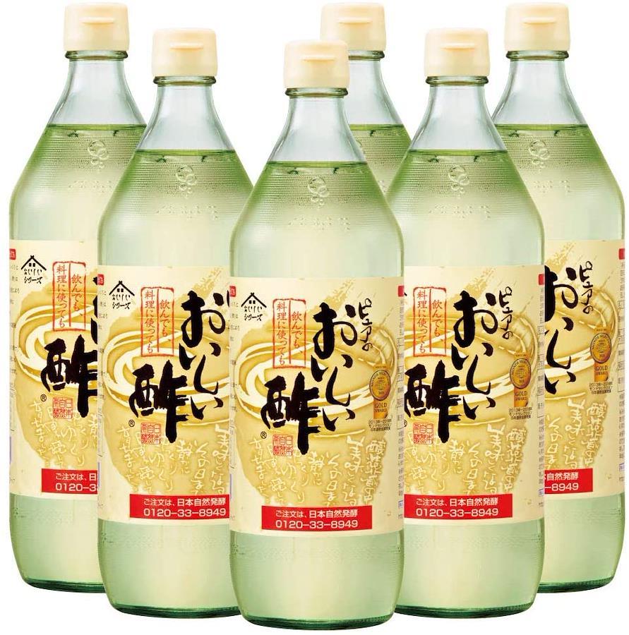 日本自然発酵 おいしい酢 900ml 6本セット 日本の商品を世界中にお届け ZenPlus