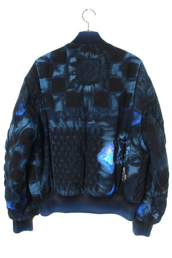 Louis Vuitton LOUISVUITTON Size: 48 Solt Print Bomber Batting Damier  all-over pattern salt print bomber jacket blouson