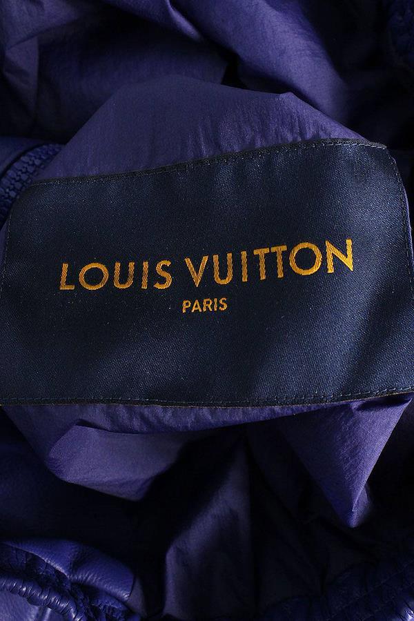 ルイヴィトン LOUISVUITTON サイズ：S 22AW RM222M D17 HNL05E フーデッドトラッカーレザージャケット