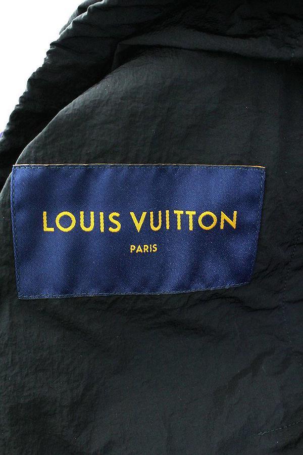 ルイヴィトン LOUISVUITTON サイズ：56 RM222 P0G HNB71W ロゴデザインナイロンジップアップブルゾン