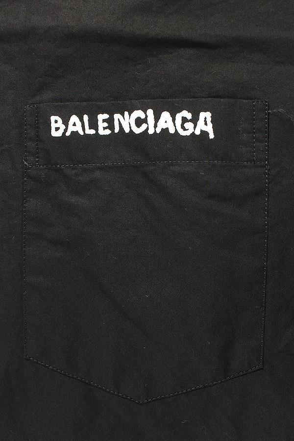 バレンシアガ BALENCIAGA 23AW 751917 TNM60 サイズ:39 ロゴプリント ...