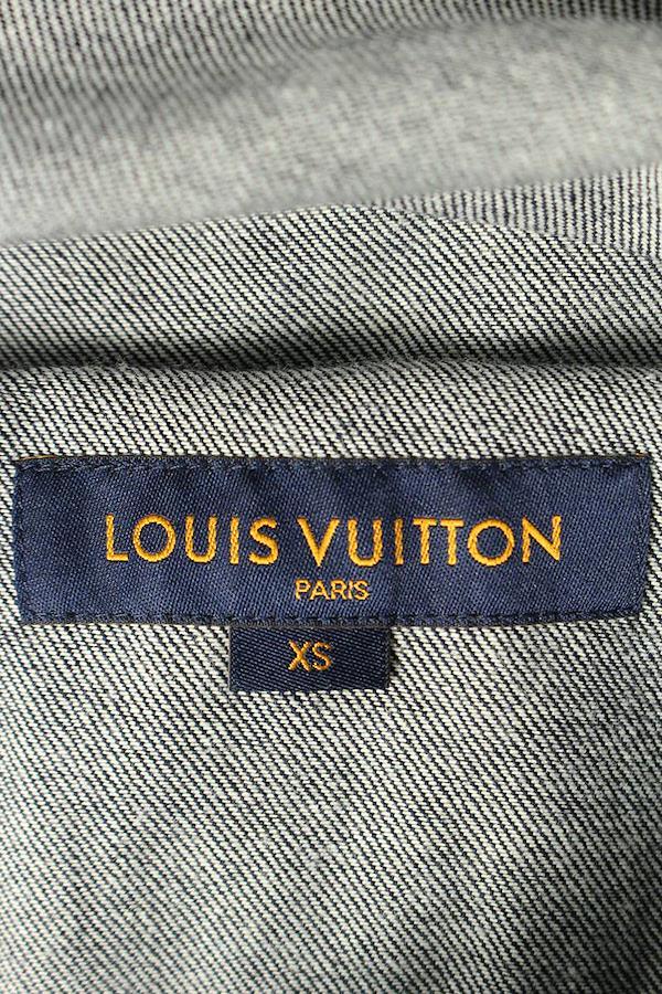 Louis Vuitton - Louis Vuitton Leaf Denim Baseball Shirt on