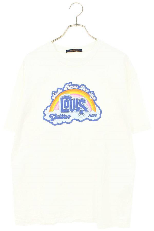 Louis Vuitton Print T-Shirt White. Size L0