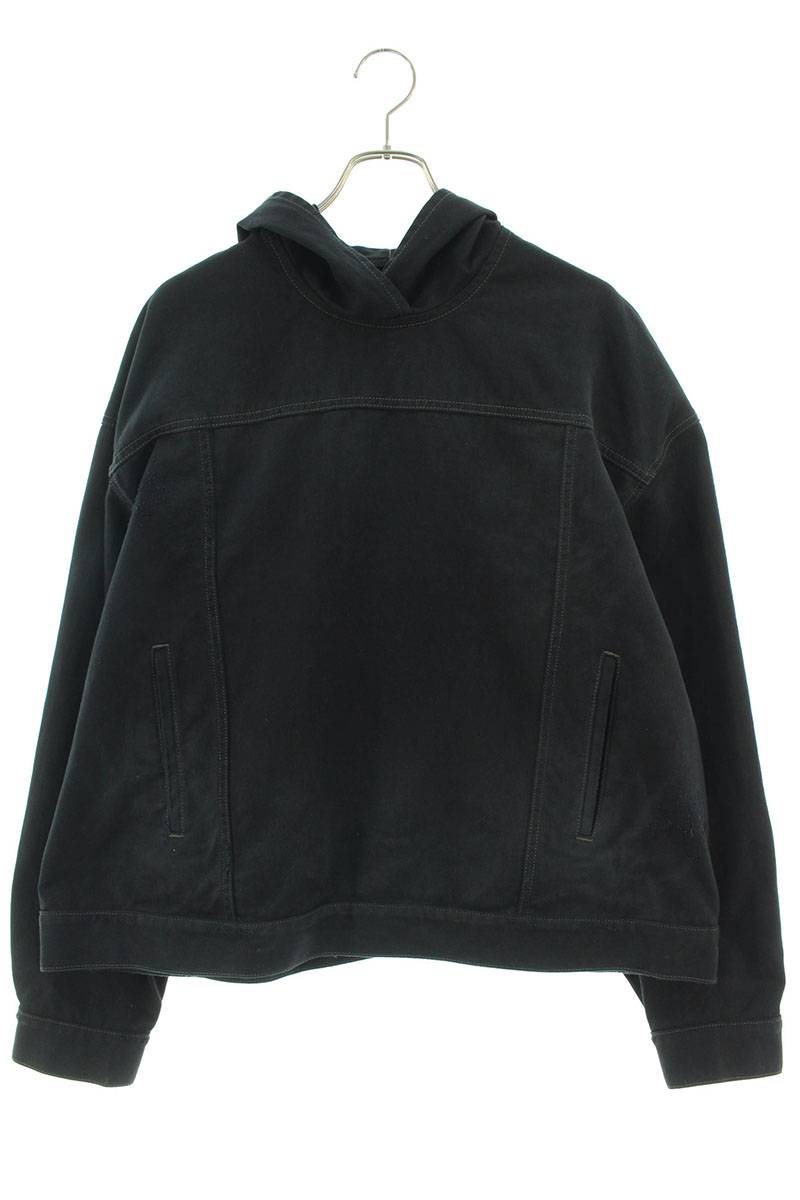 Balenciaga BALENCIAGA Size: 2 22AW 719313 TNW54 Distressed denim pullover  hoodie