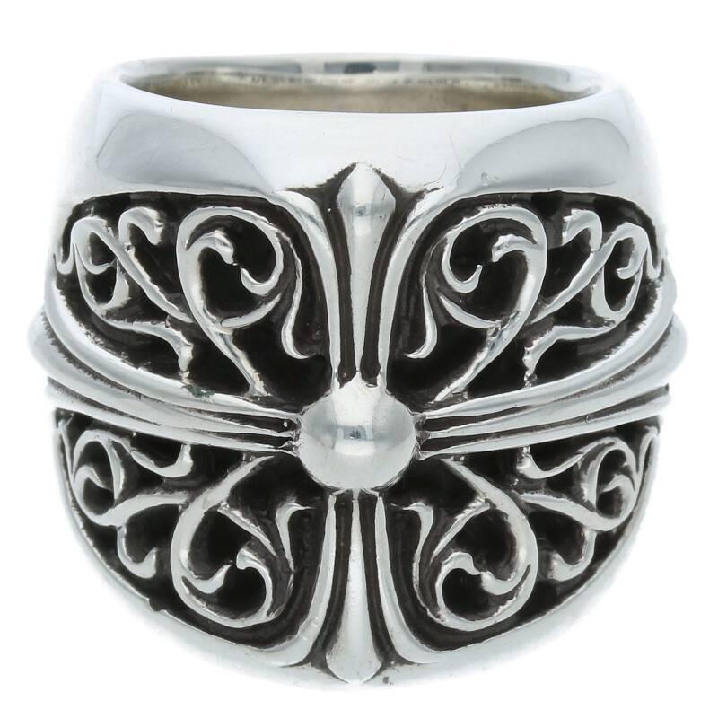Chrome Hearts ChromeHearts Size: No. 16 CLASSIC OVAL / Classic Oval Cross  Silver Ring
