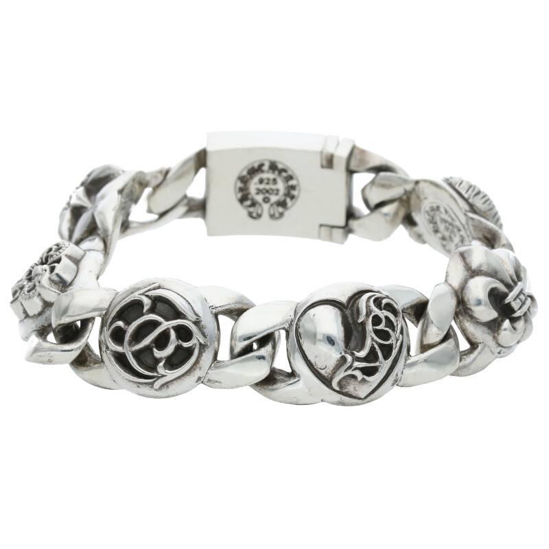 Chrome Hearts ChromeHearts Size: 6LINK MULTI LINK/Multilink Silver Bracelet