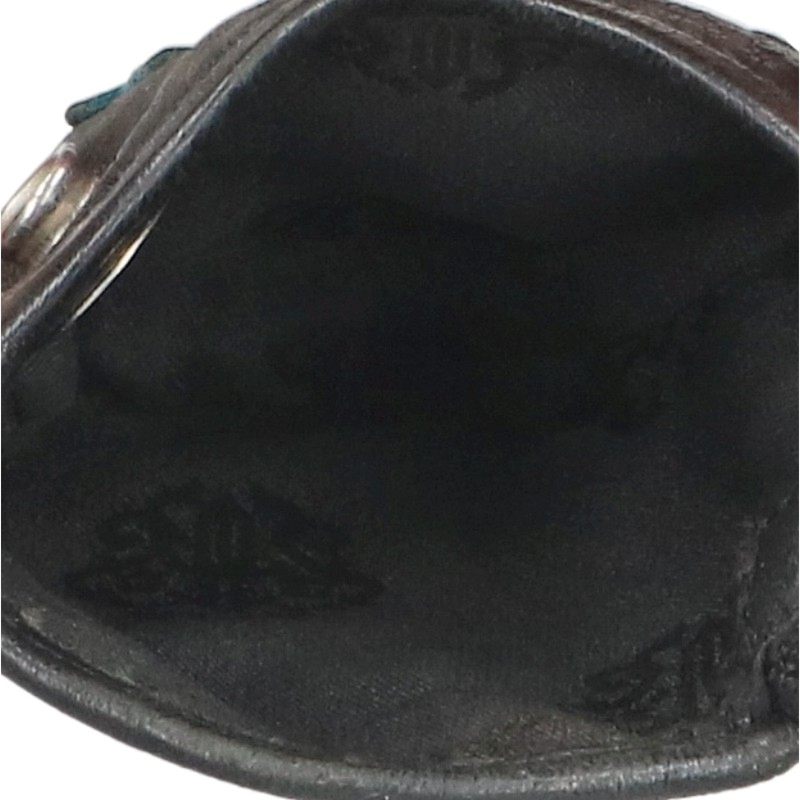 Chrome Hearts Chrome Hearts Leather Pouch with Cross Patch (Black