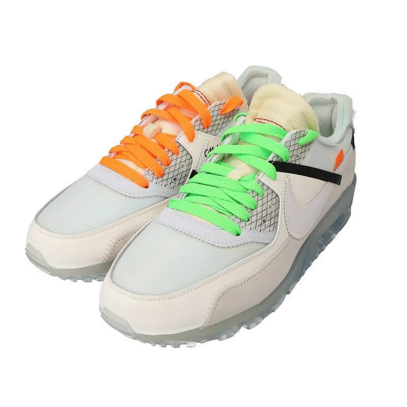Buy Nike off-white NIKE OFF-WHITE Size: 26cm AIR MAX 90 AA7293-100