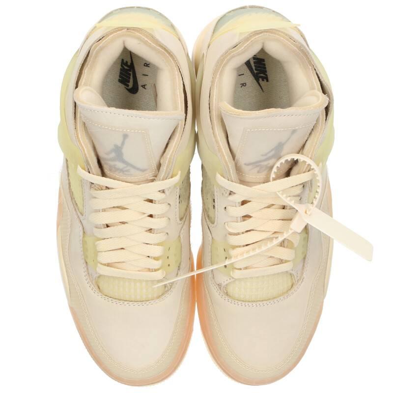 Nike off-white NIKE OFF-WHITE Size: 26.5cm WMNS AIR JORDAN 4 RETRO SP SAIL  CV9388-100 Air Jordan 4 sail sneakers