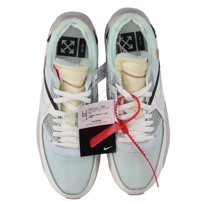 Buy Nike off-white NIKE OFF-WHITE Size: 27.5cm AIR MAX 90 AA7293