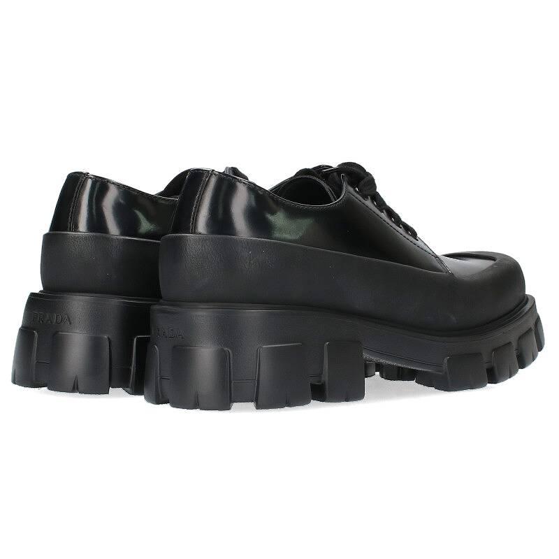Prada PRADA size: 8.5 22AW 2EG411 brushed leather Derby shoes