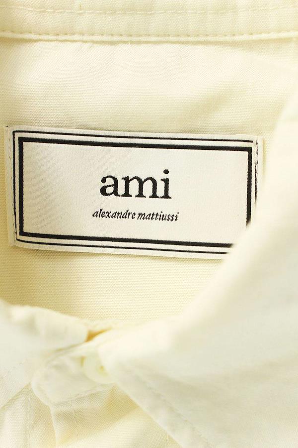 アミアレクサンドルマテュッシ AMIAlexandreMattiussi サイズ：34 パンチングデザイン半袖シャツ