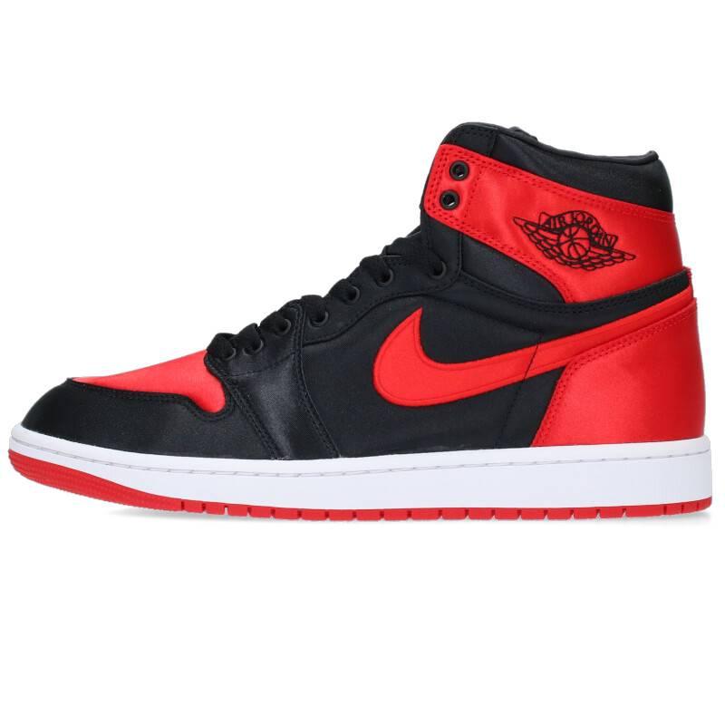 Buy Nike NIKE Size: 28cm WMNS AIR JORDAN 1 HIGH OG SATIN BRED