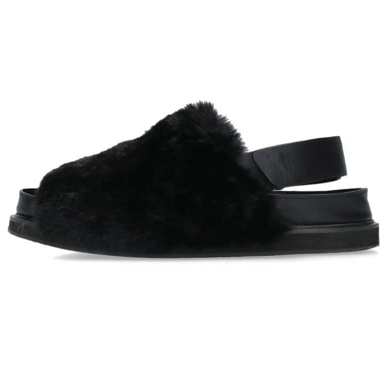 Buy ENFOLD Size: 38 22AW 300FA155-1500 Fake Fur Sandals from Japan