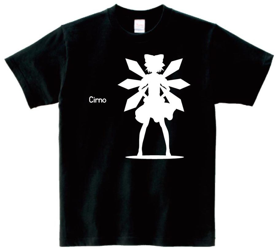 Zenplus 東方 シルエット チルノ Bタイプ 半袖tシャツ Toho Silhouette Cirno Short Sleeved T Shirt Black M Size Price Buy 東方 シルエット チルノ Bタイプ 半袖tシャツ Toho Silhouette Cirno Short Sleeved T Shirt Black M Size