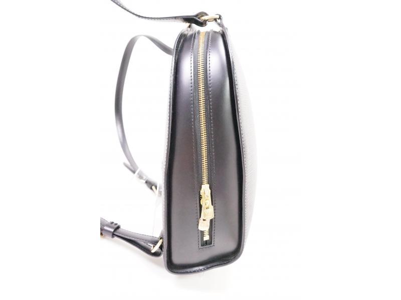 Authenticated Used LOUIS VUITTON Louis Vuitton Epi Mabillon Rucksack Backpack  Shoulder Bag Leather Noir Black M52232 