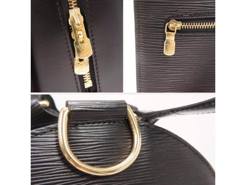 Authenticated Used LOUIS VUITTON Louis Vuitton Epi Mabillon Rucksack  Backpack Shoulder Bag Leather Noir Black M52232