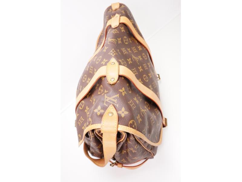 Auth Louis Vuitton Monogram Saumur 43 M42252 Women's Shoulder Bag