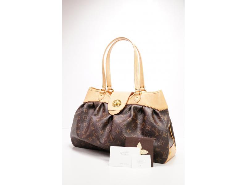 Louis Vuitton Boetie Tote MM Brown Leather for sale online