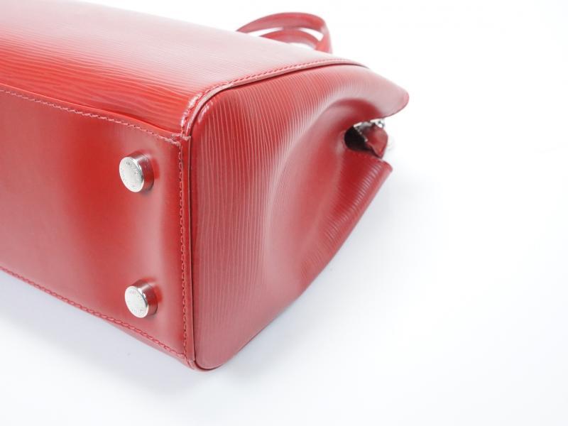 Louis Vuitton Epi Brea Handbag MM Red